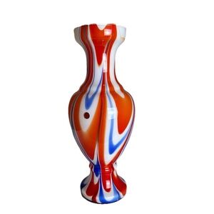 VINTAGE Italian Murano Swirl Glass Decor MCM! 14’